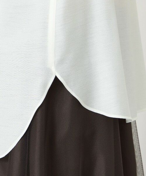TO BE CHIC (大きいサイズ) / トゥー ビー シック (オオキイサイズ) その他トップス | 【L】ラウンドテール シアーフリルブラウス | 詳細8