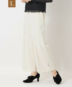 TO BE CHIC (大きいサイズ) / トゥー ビー シック (オオキイサイズ) その他パンツ | 【L】ウールライクストレッチ ワイドパンツ