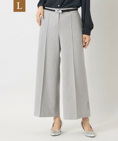TO BE CHIC (大きいサイズ) / トゥー ビー シック (オオキイサイズ) その他パンツ | 【L】ウールライクストレッチ ワイドパンツ