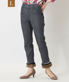 TO BE CHIC (大きいサイズ) / トゥー ビー シック (オオキイサイズ) その他パンツ | 【L】リュクスストレッチ デザインデニム