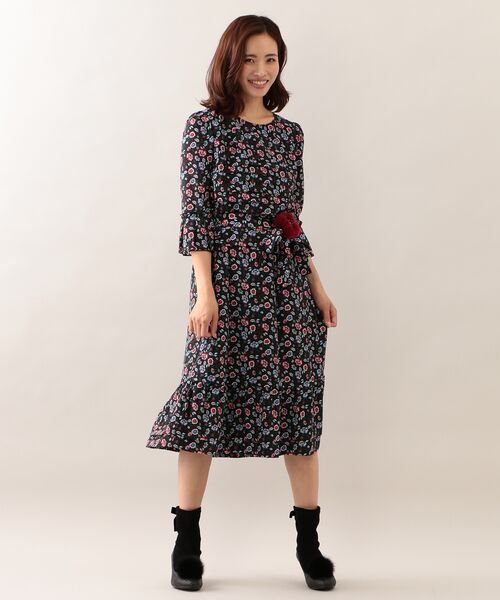 セール ウォッシャブル フラワープリントドレス ロング マキシ丈ワンピース To Be Chic トゥー ビー シック ファッション通販 タカシマヤファッションスクエア