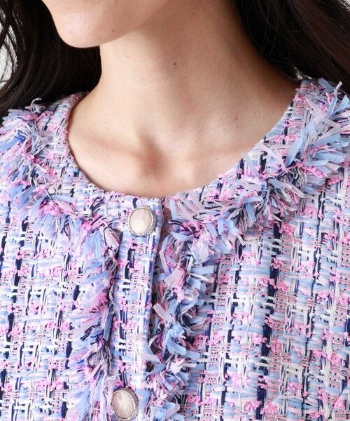 セール】 【Platine】マリアツイードノーカラージャケット （ノーカラージャケット）｜TO BE CHIC / トゥー ビー シック  ファッション通販 タカシマヤファッションスクエア