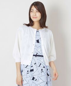 TO BE CHIC / トゥー ビー シック ブルゾン | シアー ニットカーディガン