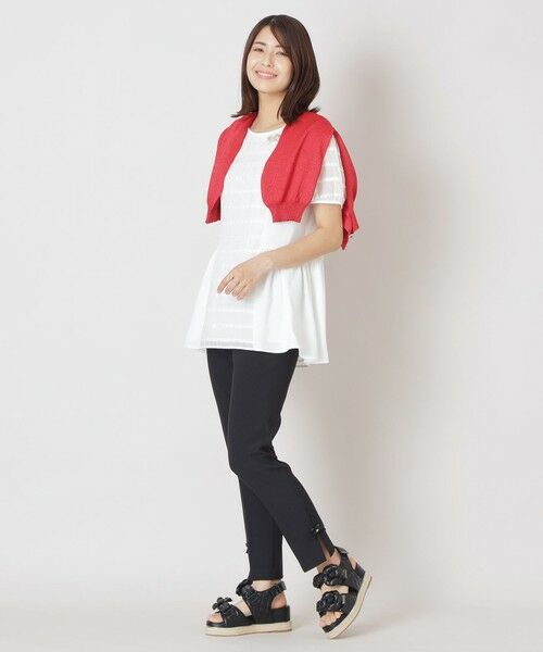 TO BE CHIC / トゥー ビー シック ブルゾン | シアー ニットカーディガン | 詳細3