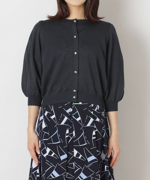 TO BE CHIC / トゥー ビー シック ブルゾン | シアー ニットカーディガン | 詳細5