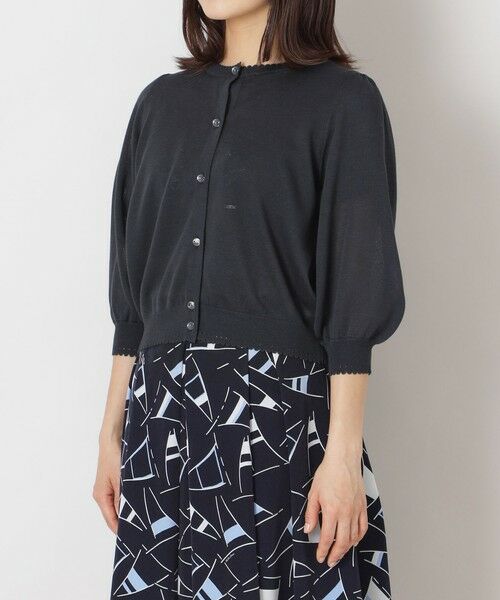 TO BE CHIC / トゥー ビー シック ブルゾン | シアー ニットカーディガン | 詳細6