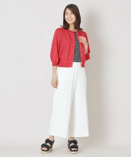 TO BE CHIC / トゥー ビー シック ブルゾン | シアー ニットカーディガン | 詳細2