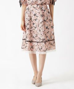 TO BE CHIC / トゥー ビー シック ロング・マキシ丈スカート | フラワープリント スカート