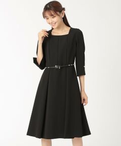 TO BE CHIC / トゥー ビー シック ロング・マキシ丈ワンピース | トリアセダブルクロス ドレス