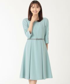 TO BE CHIC / トゥー ビー シック ロング・マキシ丈ワンピース | トリアセダブルクロス ドレス