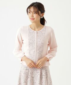 TO BE CHIC / トゥー ビー シック ブルゾン | ニードルレース ニットジャケット