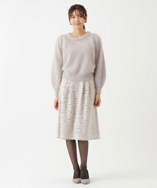 TO BE CHIC / トゥー ビー シック ロング・マキシ丈スカート | ニードルレース スカート | 詳細2