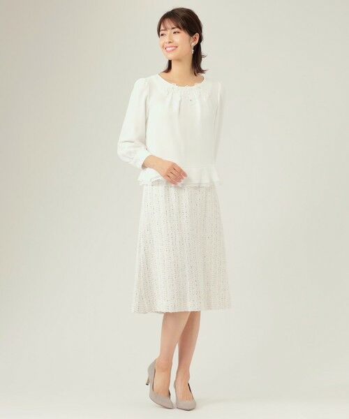 TO BE CHIC / トゥー ビー シック シャツ・ブラウス | バックサテンジョーゼット ブラウス | 詳細1