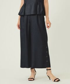 TO BE CHIC / トゥー ビー シック その他パンツ | バスケットリネンライク ワイドパンツ