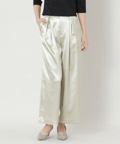 TO BE CHIC / トゥー ビー シック その他パンツ | 【WEB限定】【Shiina Yamamotoコラボ】ヴィンテージサテン ワイドパンツ