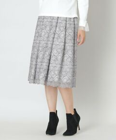 TO BE CHIC / トゥー ビー シック ロング・マキシ丈スカート | リボン刺しゅう チュールスカート