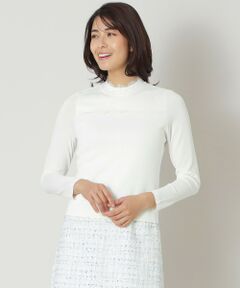 TO BE CHIC / トゥー ビー シック ニット・セーター | ラッセルレースコンビ ニット