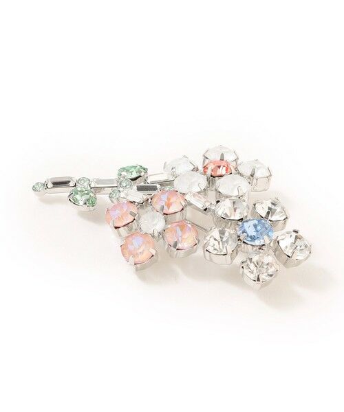 TO BE CHIC / トゥー ビー シック ネックレス・ペンダント・チョーカー | フロストビジューフラワーブローチ | 詳細2