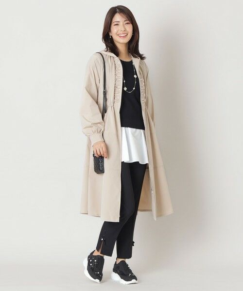 TO BE CHIC / トゥー ビー シック その他アウター | フーデッドティアード コート | 詳細2