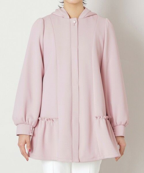 TO BE CHIC / トゥー ビー シック その他アウター | ストレッチライトダンボールニット フーデッドコート | 詳細3