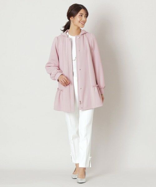 TO BE CHIC / トゥー ビー シック その他アウター | ストレッチライトダンボールニット フーデッドコート | 詳細1