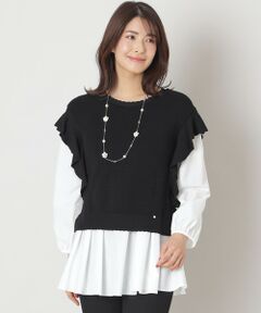 TO BE CHIC / トゥー ビー シック ニット・セーター | タイプライターブラウスレイヤー ニット