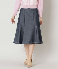 TO BE CHIC / トゥー ビー シック ロング・マキシ丈スカート | リアクティブデニム フレアスカート