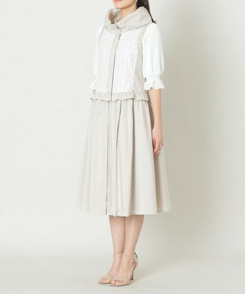 TO BE CHIC / トゥー ビー シック ノーカラージャケット | ハイカウントタフタ マルチWAY ジレ | 詳細6