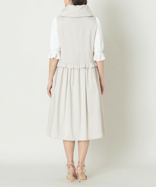 TO BE CHIC / トゥー ビー シック ノーカラージャケット | ハイカウントタフタ マルチWAY ジレ | 詳細7