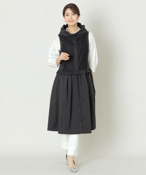 TO BE CHIC / トゥー ビー シック ノーカラージャケット | ハイカウントタフタ マルチWAY ジレ | 詳細1