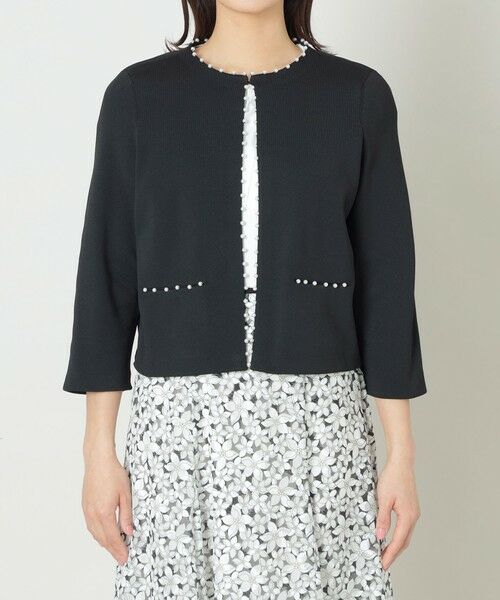 TO BE CHIC / トゥー ビー シック ブルゾン | パールニット カーディガン | 詳細4
