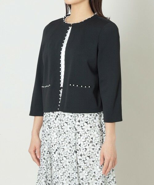 TO BE CHIC / トゥー ビー シック ブルゾン | パールニット カーディガン | 詳細5