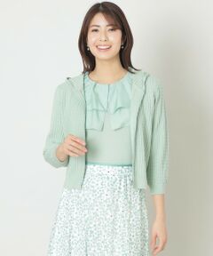 TO BE CHIC / トゥー ビー シック ブルゾン | ウェーブニット ジップパーカー