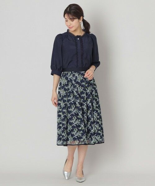 TO BE CHIC / トゥー ビー シック シャツ・ブラウス | ブライトクロス アイレットレースブラウス | 詳細2