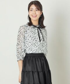 TO BE CHIC / トゥー ビー シック シャツ・ブラウス | ジャスミンプリントリボン ブラウス