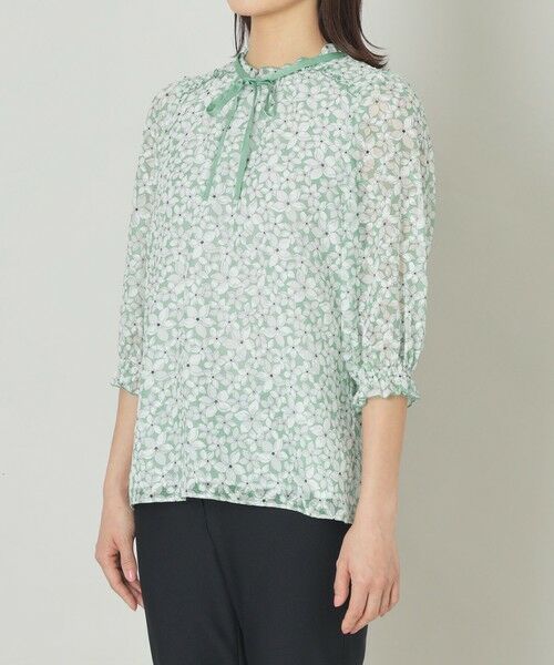 TO BE CHIC / トゥー ビー シック シャツ・ブラウス | ジャスミンプリントリボン ブラウス | 詳細4