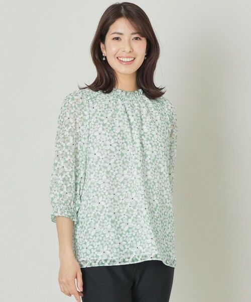 TO BE CHIC / トゥー ビー シック シャツ・ブラウス | ジャスミンプリントリボン ブラウス | 詳細6