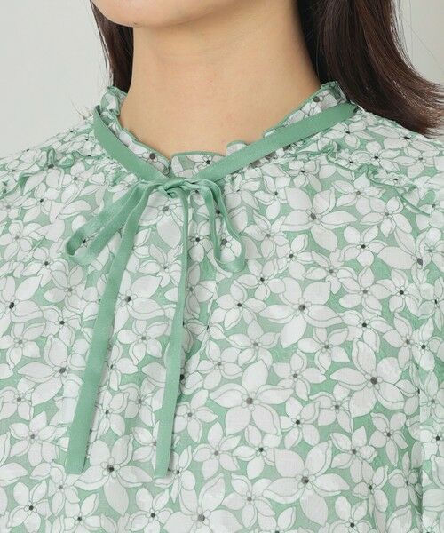 TO BE CHIC / トゥー ビー シック シャツ・ブラウス | ジャスミンプリントリボン ブラウス | 詳細8
