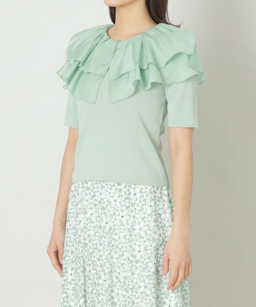 TO BE CHIC / トゥー ビー シック ニット・セーター | ケープカラー コンビニット | 詳細7