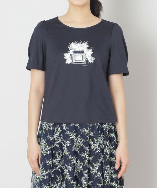 TO BE CHIC / トゥー ビー シック カットソー | ミモザパフュームモチーフ カットソー | 詳細3