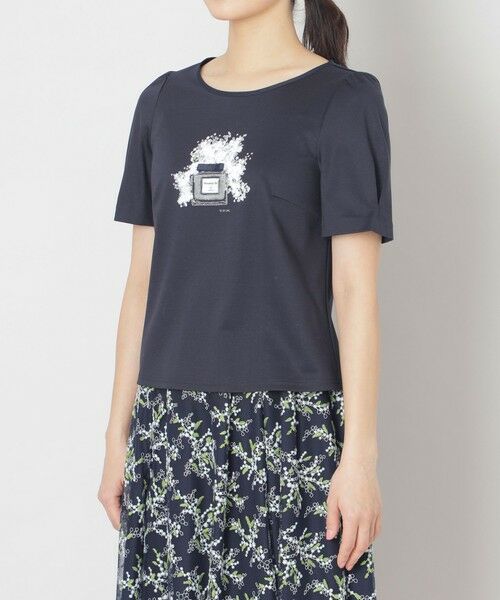 TO BE CHIC / トゥー ビー シック カットソー | ミモザパフュームモチーフ カットソー | 詳細4