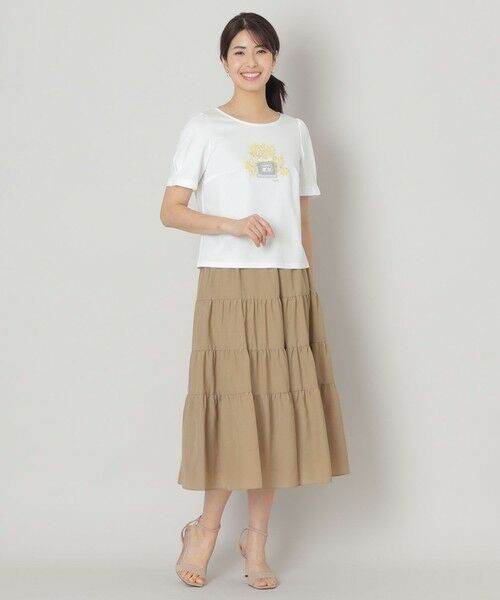 TO BE CHIC / トゥー ビー シック カットソー | ミモザパフュームモチーフ カットソー | 詳細1