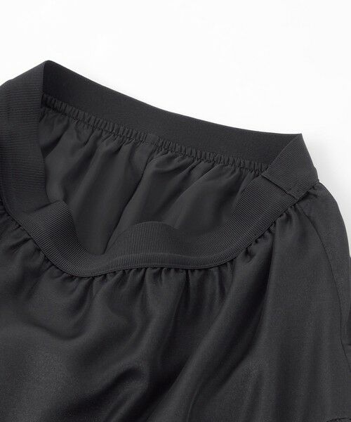 TO BE CHIC / トゥー ビー シック ロング・マキシ丈スカート | ブライトサテンティアード スカート | 詳細6