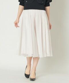 TO BE CHIC / トゥー ビー シック ロング・マキシ丈スカート | トランスパレントプリーツ スカート