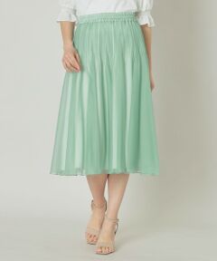 TO BE CHIC / トゥー ビー シック ロング・マキシ丈スカート | トランスパレントプリーツ スカート