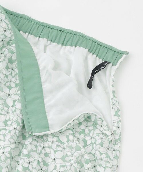 TO BE CHIC / トゥー ビー シック ロング・マキシ丈スカート | ジャスミンプリントパネル スカート | 詳細8