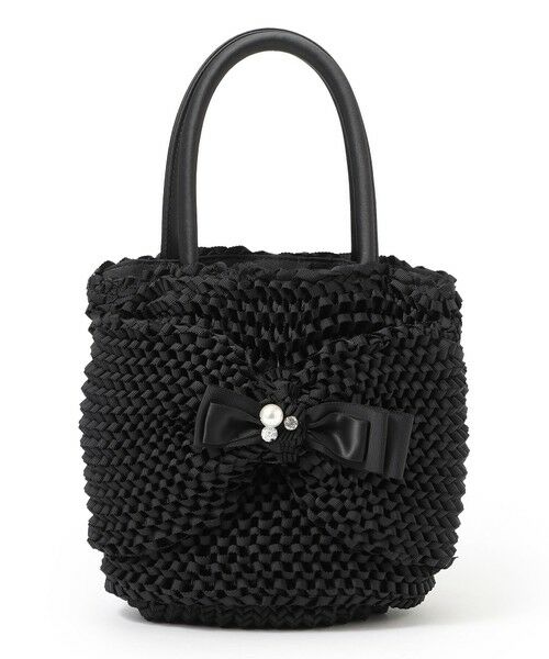 TO BE CHIC/トゥー ビー シック テープリボンバッグ ブラック1 - TO BE CHIC/トゥー ビー シック テープリボンバッグ ブラック1 -