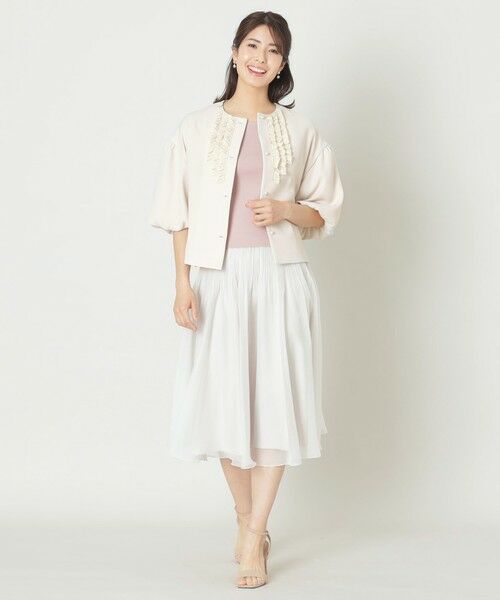 TO BE CHIC / トゥー ビー シック マフラー・ショール・スヌード・ストール | ミニフリルボレロ | 詳細2