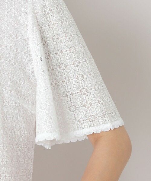 TO BE CHIC / トゥー ビー シック ブルゾン | フラワー刺しゅうコンビ ボレロ | 詳細6