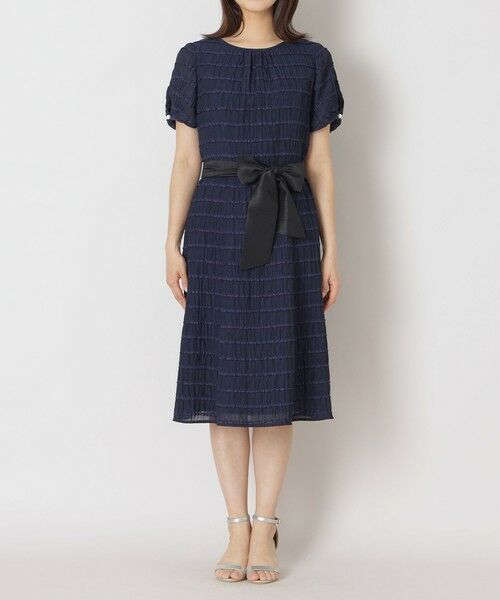 TO BE CHIC / トゥー ビー シック ロング・マキシ丈ワンピース | ジャカードタック ワンピース | 詳細3